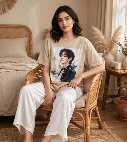 V Canvas Tee