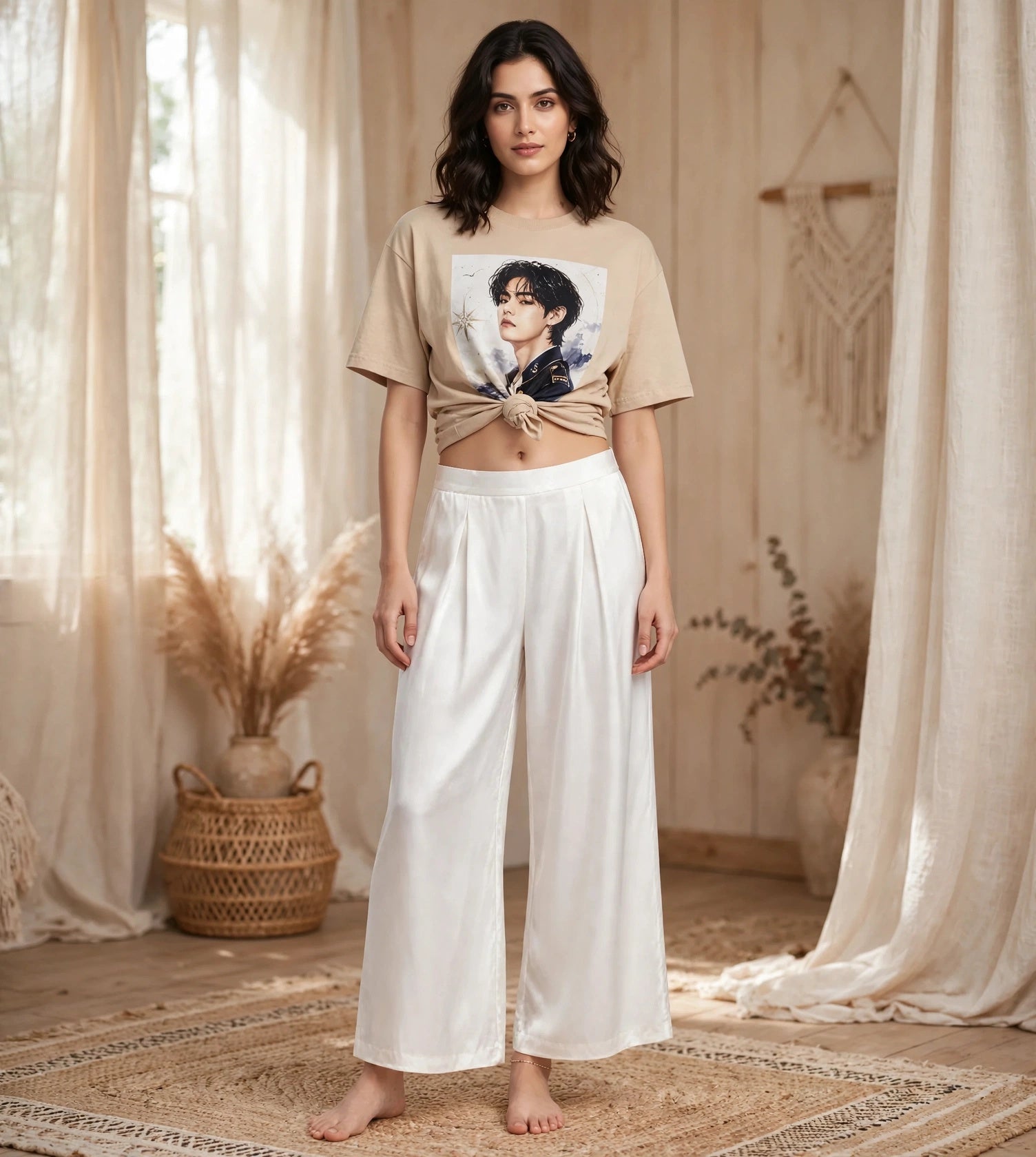 V Canvas Tee