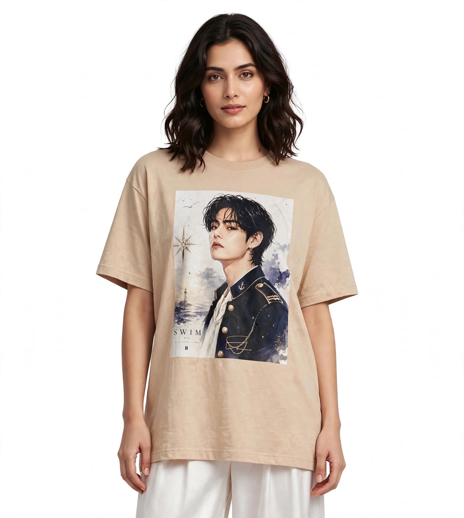 V Canvas Tee