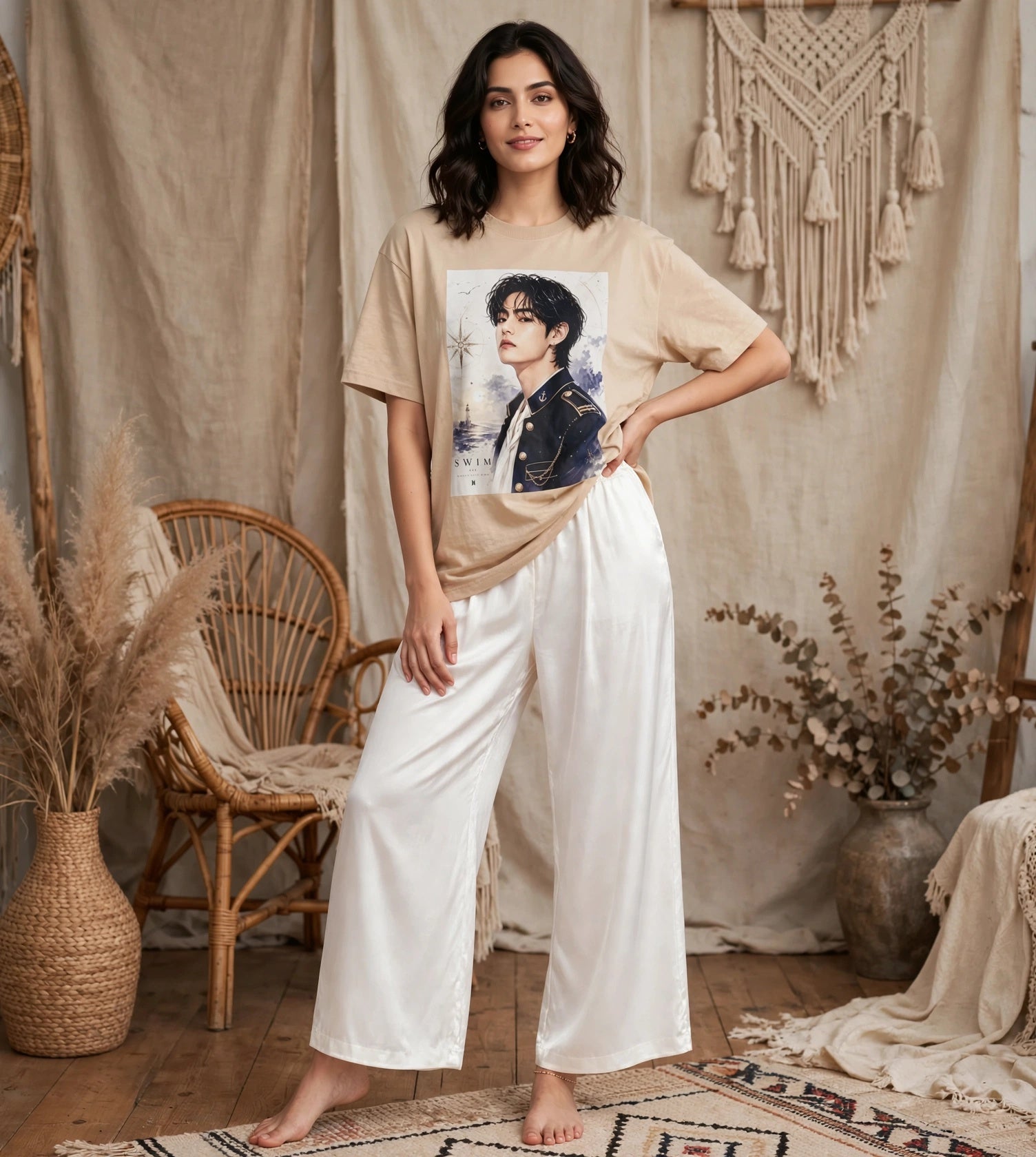 V Canvas Tee