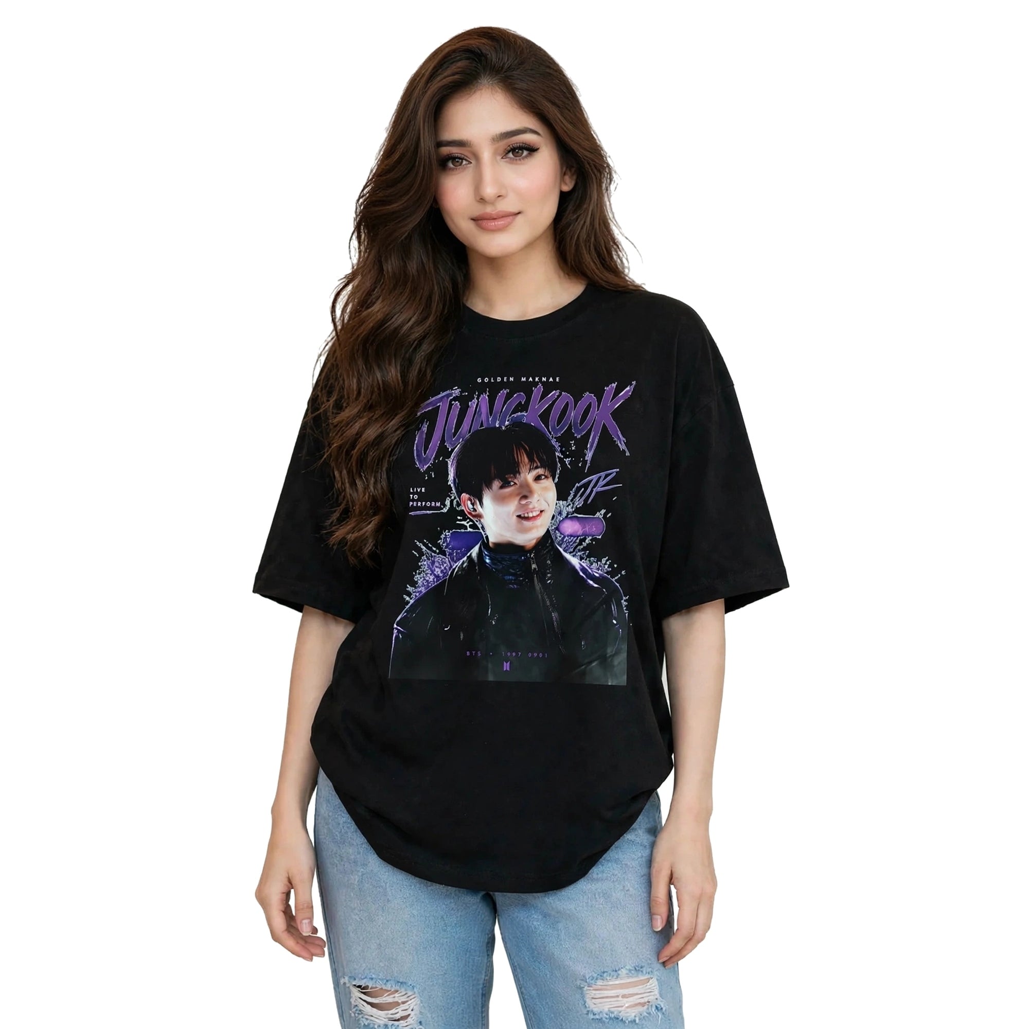 Jungkook Golden "Maknae" Oversized T-Shirt