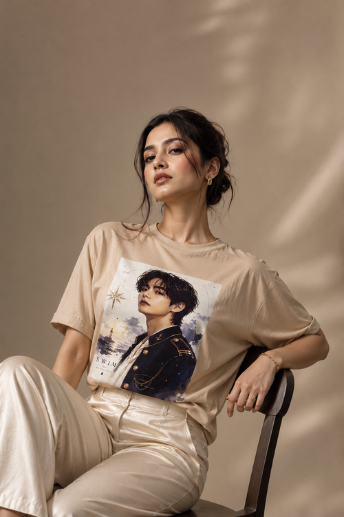 V Canvas Tee