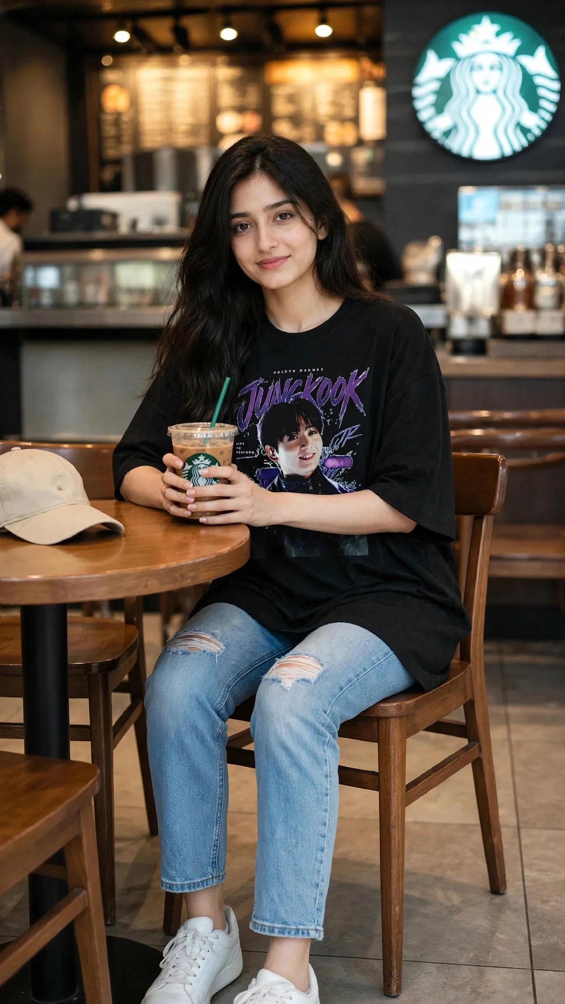 Jungkook Golden "Maknae" Oversized T-Shirt
