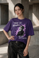 Take My Heaven - Purple Haze Oversized Luxe Tee